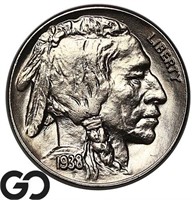 1938-D Buffalo Nickel, Sharp Lustrous Blazer