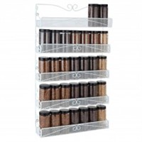 5-Tier Spice Rack Organizer, Hanging Wall Mount