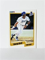 1990 Fleer Hof George Brett Card