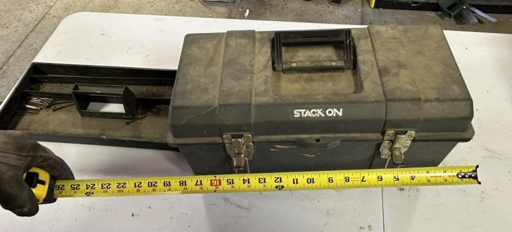 Stack On plastic tool box