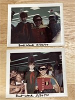 Autograph, Burt Ward, two photos