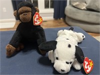 6 4th generation Beanie Babies (PVC) Congo,