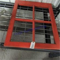 4-pane window frame--no glass