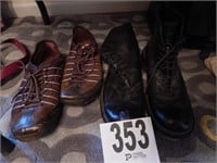 2 PAIRS OF MENS SHOES