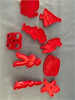 Vintage Cookie Cutters Plastic