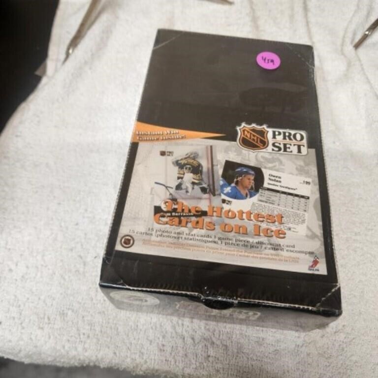 Unopened Box  36 Wax Packs NHL 1991 Pro Set
