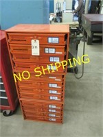 3-4 DRAWER PARTS CABINET W/ CONTENTS