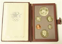 1984 US Mint Olympic prestige coin set in