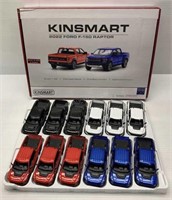 Set of 12 Kinsmart 22 Ford F-150 Model Trucks NEW