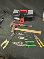 Mixed Lot of Tools Incl New Toolbox, Pliers & More