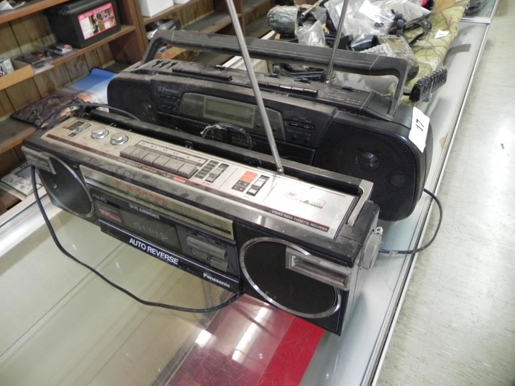 2 Portable Radio/Cassette Players