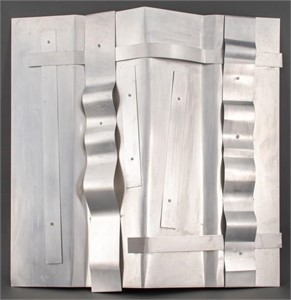 Joan Shapiro Modernist Metal Wall Sculpture