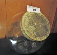 Vintage Tilt Top Apothecary Jar