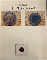 Scarce 1914 S Lincoln Cent
