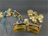 Hair Combs
, 1 w/ Turquoise