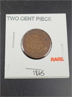 1865 Two Cent Piece