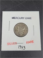 1943 W Mercury Dime