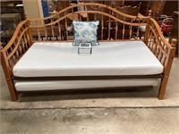 Gorgeous, Solid, Knotty Pine Daybed with