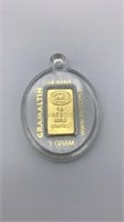 1 gram Gramaltin Gold Bar