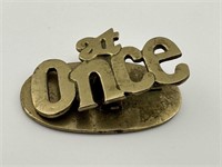 At Once Brass Clip