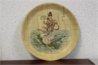 A Chinese Bamboo Plate