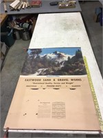 1959 Eastwood Sand & Gravel Calendar GRAYVILLE ILL