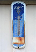 Tin Packard advertising thermometer; as is