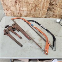 Pipe Wrenches & saws