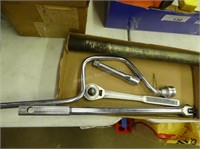 1/2 in wrecker bar, ratchet, wrench, extension