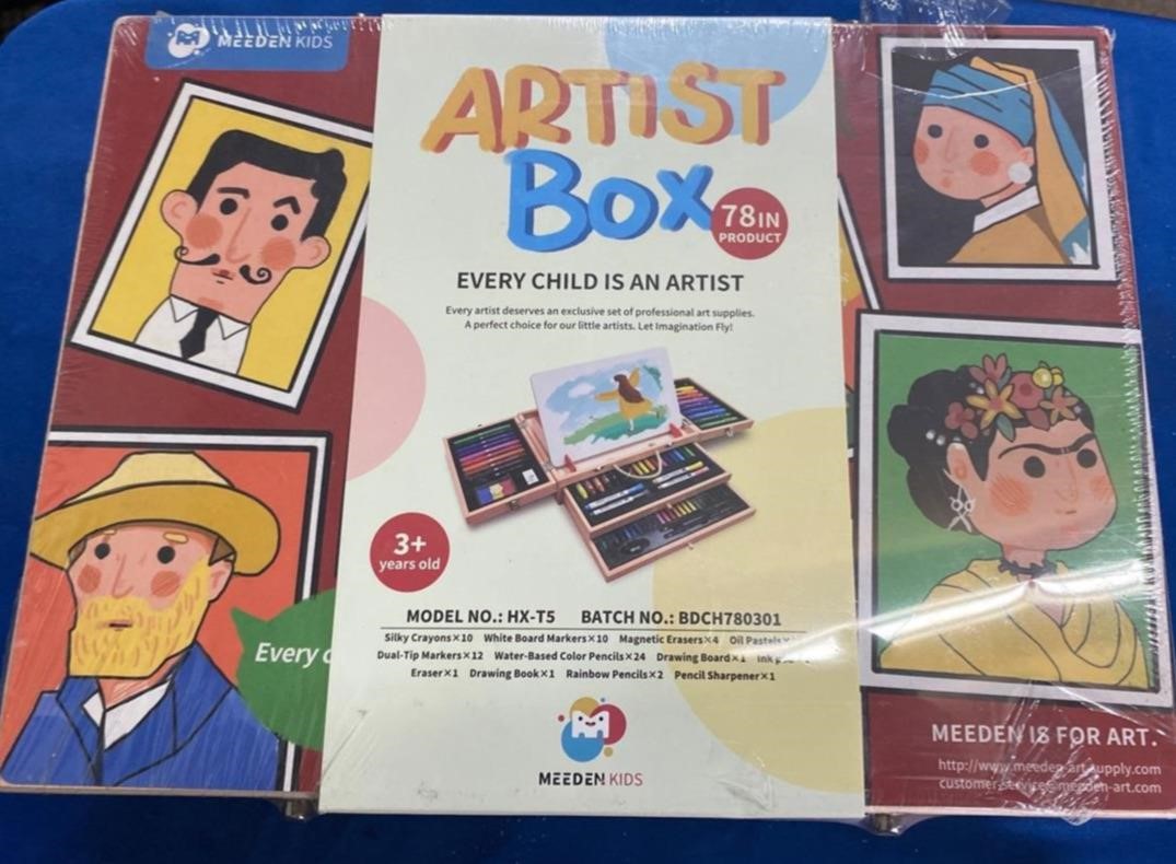 $65 NEW Meeden Kids Artist Box