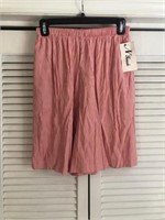 VINTAGE NOS N TOUCH STRIPED SHORTS SIZE 12