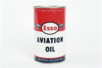 ESSO AVIATION OIL IMP QT CAN