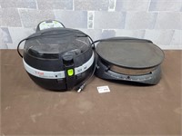 T-Fal actifry and crepe maker