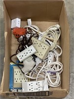 Electrical power strips and extension cords
