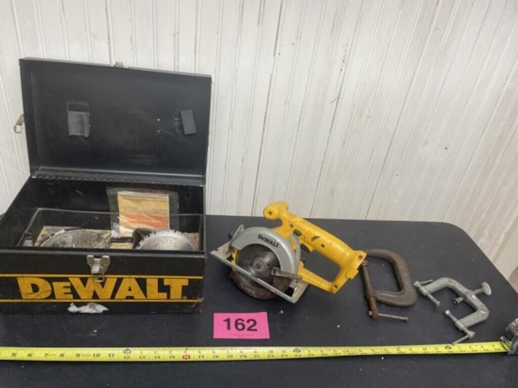 DeWalt Saw - No Battery & 2 C-Clamps