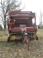 NEW HOLLAND ROUND HAY BALER 851 AUTO WRAP