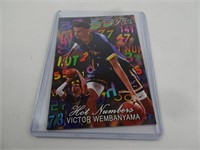 Hot Numbers Victor Wembanyama Card
