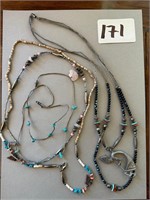 Vintage  Necklaces Varying in Length 11" to 26"