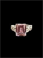 2.75ct Natural Fancy Pink Diamond 18k Gold Ring