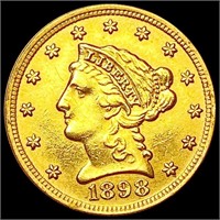 1898 $2.50 Gold Quarter Eagle CLOSELY