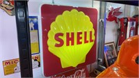 VINTAGE 1950'S  "SHELL" SERVICE STATION PERSPEX