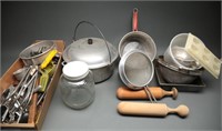 Vintage Kitchen Supplies & Utensils +