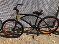 BLACK/ORANGE CRUISER W/MAGARITAVILLE SEAT, (BB71)