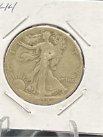 Walker 90% Silver Half Dollar 1944