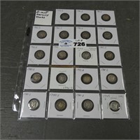 (19) Silver Mercury Dimes - All S Mint