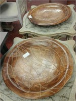 Choice of 2 big ceramic decorative plates