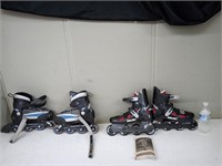 ABEC 1 TWIST BLADE RUNNER (4) & BAUER ROLLERBLADES