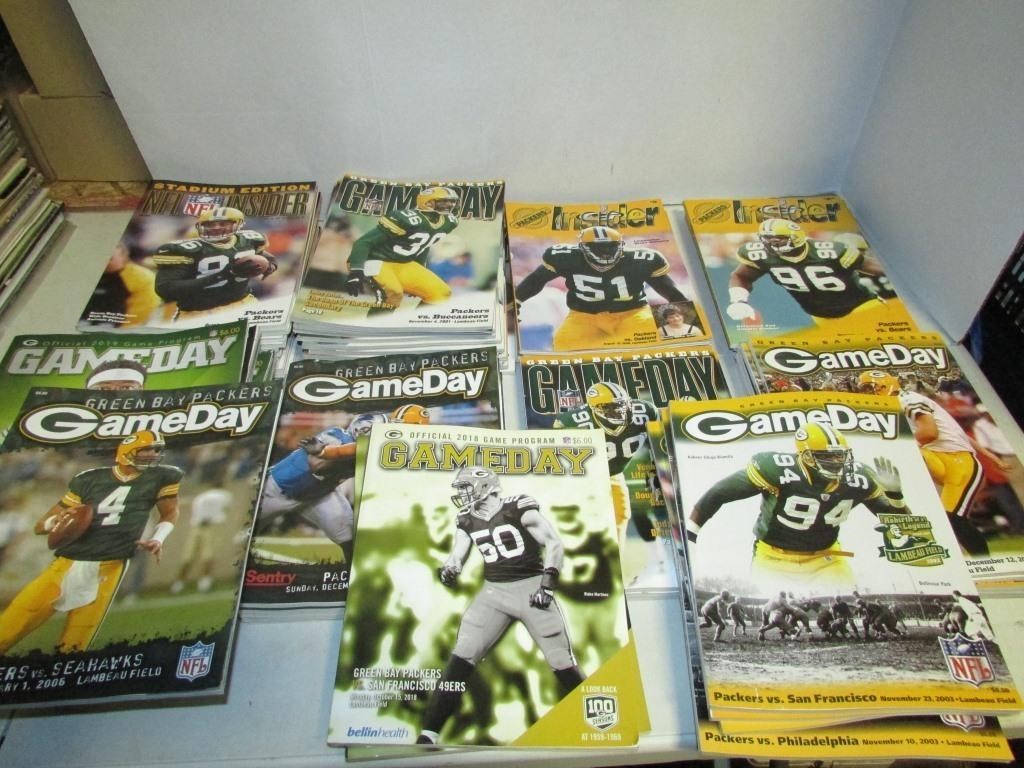 Large Lot of Various Green Bay Packers Game Day