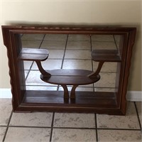 Wooden Display Shelf / Mirror