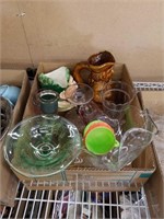 Box of glass and mugs